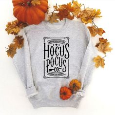 Get Ready For Spooky Season With This Super Cute Sweatshirt! All Sweatshirts Are Brand New/Never Worn And Made To Order Just For You! (Product Details) -Imagine Is Htv And Heat Pressed 50% Cotton 50% Polyester Hocus Pocus Sweater, Hocus Pocus Sweatshirt, Hocus Pocus Shirt, Heat Press Vinyl, Cute Sweatshirts, Tween Outfits, Hocus Pocus, Fall Shirts, Unisex Shirts