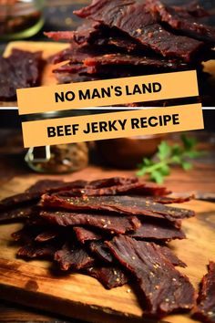 no man's land beef jerk recipe