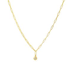 Introducing our Wire Paper Clip Diamond Bezel Necklace, featuring our coveted interlocking paper clip links we elevated with a chic center diamond bezel drop. Meticulously crafted in 14K Gold for a sleek and polished look and dripping with a sleek modern upscale vibe, this chain will be your new favorite. Instantly adding drama to your neck stack and turning heads along the way. Pairs beautifully with the Wire Paper Clip Diamond Bezel Bracelet. Chain with adjustable links. 

Bezel Size: 5MM
Appr Neck Stack, Diamond Bezel Bracelet, Bezel Bracelet, Bezel Necklace, Bracelet Chain, Pretty Jewelry, Gold Wire, Bezel Diamond, Necklace Sizes