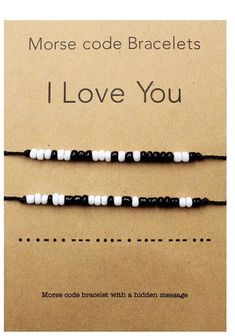 Morse Code Bracelets, Simpul Makrame, Code Bracelets, Bracelet For Him, Kraf Kertas, Bff Gifts Diy, Morse Code Bracelet, Diy Bracelets Easy