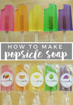 how to make popsicle soap