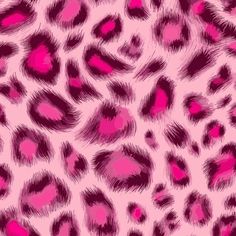 a pink and black animal print pattern