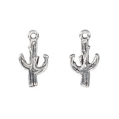 Customers will be looking sharp in jewelry made by you, featuring these lightweight, cute cactus charms. Sold in a package of two--ideal for earrings! Cacti are especially popular in Southwest and desert jewelry. Cactuses are associated with endurance and longevity, while the cactus flower itself has come to symbolize protection and motherly love. Desert Jewelry, Motherly Love, Cute Cactus, Fire Mountain Gems And Beads, Fire Mountain, Fire Mountain Gems, Cactus Flower, Jewelry Supplies, Antique Silver