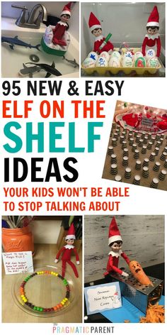 elf on the shelf ideas for kids to help them learn how to make their own christmas decorations