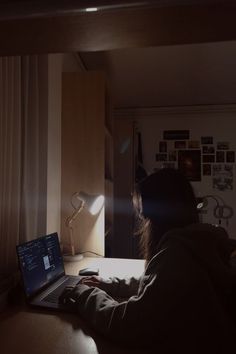 university student studying on her laptop. coding in her room during the night Studying Computer Aesthetic, On The Computer Aesthetic, Computer Athestic, Night Computer Aesthetic, Anonymous Girl Aesthetic, Girl On Laptop Aesthetic, Computer Studies Aesthetic, Laptop Studying Aesthetic, Python Code Aesthetic