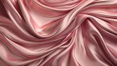 an abstract pink background with wavy lines and curves in the center, as if it were fabric or silk