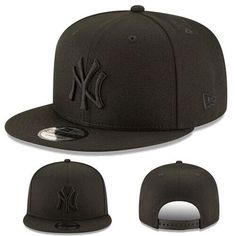 gwbks                                                                     This Listing is for a brand new with tags Authentic New Era New York Yankees 950 Snapback Hat MLB Official Black On Black Cap Brand New, Original Tag Attached  Material: 100 % Polyester  High Profile,MLB Classic 950 Adjustable Cap  Gray Colorway Underneath Brim of Hat  Has a thick, Durable Panel Material  MLB Authenticity Sticker Under the Brim  100% Authentic Merchandise,Factory Direct  MLB Classic New Era 950 Snapback Ha Chicago Bulls Snapback Hat, Black On Black, Black Cap, New York Yankees, Snapback Hat, Snapback Hats, Solid Black, Team Logo, New Era