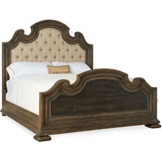 Fair Oaks California King Upholstered Bed Oak Headboard, Carved Beds, Carved Headboard, Tufted Upholstered Bed, Tufted Upholstered Headboard, Cal King Bedding, Country Fair