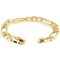 Men's high quality solid 14k white, yellow, rose gold or platinum bracelet is handmade in our USA factory.  The clasp is durable and meant to last a lifetime.  The bracelet measures 8.25". 14k Gold Cuban Link Bracelet With Polished Finish, Platinum Bracelet, Yellow Rose, Link Bracelets, Platinum, Rose Gold, Bracelet, Yellow, High Quality