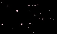 a white background with pink stars on it