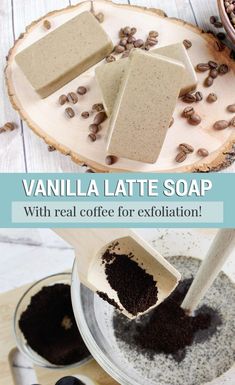 vanilla latte soap with real coffee for exolation is an easy and delicious way to start the day off right now