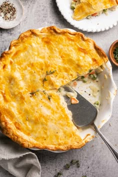 Easy Homemade Chicken Pot Pie - Creme De La Crumb Easy Homemade Chicken Pot Pie, Chicken Pot Pie Crust, Homemade Drop Biscuits, Chicken And Mushroom Pie, Creamy Chicken Pot Pie, Best Chicken Pot Pie, Chicken Pot Pie Filling, Homemade Chicken Pot Pie, Pot Pie Filling