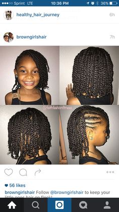 Loc Twist, Children Hairstyles, Afro Beauty, 2 Daughters, Kid Hairstyles, Kid Hair, Kids Braids, Kid Braid Styles