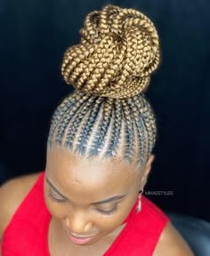 Cornrow Buns, Cornrows Bun, Cornrow Updo On Natural Hair, Stitched Braids, Two Cornrow Braids, Extension Braids, Cornrow Updo, Cornrows Updo, Scalp Braids