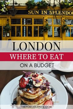 london where to eat on a budget