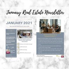 the january real estate newsletter is out and ready to be used for sale, selling or renting