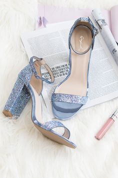 Light Blue High Heels Prom, Light Blue Quince Heels, Light Blue Heels Quinceanera, Light Blue Quince Shoes, Light Blue Quinceanera Shoes, Dusty Blue Wedding Heels, Blue Glitter Shoes, Light Blue Shoes Heels, Light Blue Prom Heels