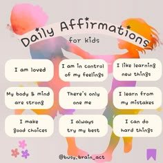 Because there is nothing more important for me than helping my child understand his self-worth.  Here are some of the daily affirmations I use with him.  Save this post and use these positive affirmations with your child to remind them of their value. ✨  Make sure to share & follow for more 💫  #affirmations #positiveaffirmations #affirmationsdaily #affirmationoftheday #affirmationsforkids #selfaffirmations #affirmation Morning Affirmations For Kids School, Daily Affirmations For Kindergarten, Pre K Affirmations, Kindergarten Positive Affirmations, Children Affirmations For Kids, Affirmations For Kids Before School, Kid Affirmations Self Esteem, Kids Affirmations For School, Classroom Affirmations For Kids