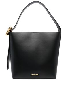 $1,383 Jacquemus Bag, Leather Bucket Bag, Leather Bucket, Leather Tote Bag, Body Bag, Leather Tote, Mini Bag, Top Handle