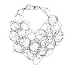 A statement piece certain to be envied, the volumetric Equilibirum Necklace is sure to create a lot of noise. The qualities of the piece are both graphic and sculptural, the flowing circular structures interweaving and lifting off the body. From every angle the necklace changes form and shape, creating a dynamic and mesmerizing effect. Flexible, light woven stainless steel mini cable finished with nylon for a smooth feel. Each piece is hand finished with little accents of sterling silver and/or Rare Earth Magnets, Gold Copper, Black Steel, Gold Hardware, Semiprecious Stones, Statement Pieces, Precious Stones, Silver Gold, Semi Precious