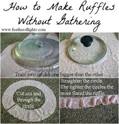 how to make ruffles without gathering instructions for making ruffles without gathering