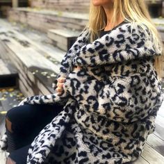 FREE SHIPPING Oversized Leopard Long Teddy Bear Jacket Coat Women 2019 Winter Ladies Overcoat Chunky Outerwear Plus Size Faux Lamb Fur Jackets JKP2928 Jacket Winter Outfit, Ladies Overcoat, Cheetah Coat, Teddy Bear Jacket, Womens Faux Fur Coat, Bear Jacket, Fur Jackets, Fluffy Jacket, Leopard Fashion