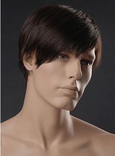 Male Wig #ZL293-4 Male Wigs, Dark Brown Wig, Short Straight Wig, Men's Wigs, Wig Short, High Quality Wigs, Short Hair Wigs, Brown Wig, Hair Shop