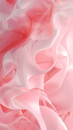 an abstract pink and white background with waves