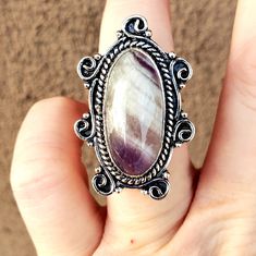 Brand New Handmade Ethnic Chevron Amethyst Silver Ring. 925 Stamped New To Poshmark? Use Referral Code Kimberlyn222 To Receive $10. Bohemian Amethyst Ring With Gemstone Accents, Silver Oval Amethyst Ring With Natural Stones, Bohemian Amethyst Ring With Gemstone Accents As Gift, Bohemian Amethyst Ring As Gift, Bohemian Purple Rings Stamped 925, Oval Silver Amethyst Ring With Natural Stones, Bohemian Silver Crystal Ring With Stone Setting, Purple Oval Bohemian Rings, Bohemian Amethyst Ring With Natural Stones