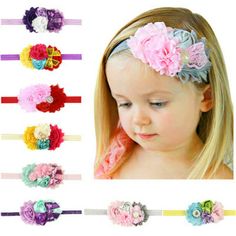 Store category Sign Up Now ! You may also like Kids Girl Baby Headband Toddler Lace Bow Flower Hair Band Accessories Headwear Product Description 100% brand new and high quality Color: 8 different colors as pictures shown Feature: Super cute and lovely baby girls' headband. Good elasticity, soft material and beautiful colors. A perfect hair decoration for kids. Easy to fit for baby head and comfortable. Perfect for baby shower, birthday party and family photo! Size: Flower Length: about 12cm/4.7 Wedding Hairstyles For Kids, Hair With Bow, Headband Pearl, Baby Hair Bands, Flower Hair Band, Rose Headband, Photography Hair, Bow Hairstyle, Flower Band