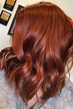 Luxurious Dark Red Hair: Choose The Right Tone For Your Complexion ★ Ruby Copper Hair Color, Red Hair Color Combinations, Single Process Hair Color Red, Red Hair Color Over Brown, Red All Over Color Hair, Titan Hair Color, Scarlett Red Hair, Bright Copper Red Hair, Rich Copper Red Hair With Highlights