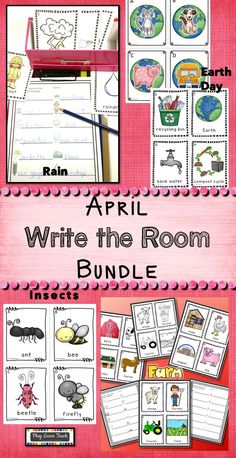 the printable writing activity pack for kids to practice their handwriting skills and write letters