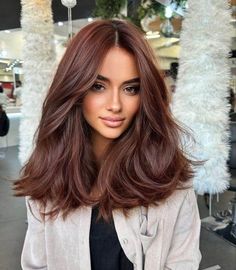 25 Hottest Hair Color Ideas For Brunettes - 170 Dark Fall Hair, Brown Hair Inspo, Ginger Hair Color, Red Brown Hair, Hair Color Auburn, Auburn Hair