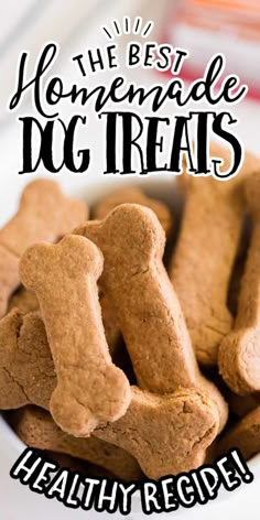 the best homemade dog treats are healthy and ready to be eaten in minutes or less