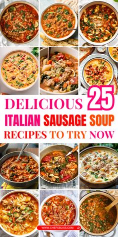 delicious 25 italian sausage soup recipes to try now