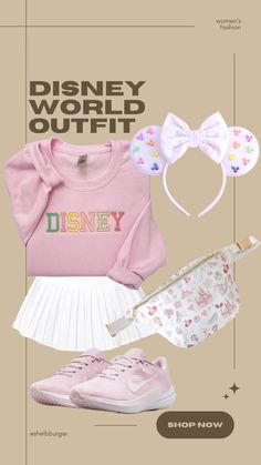 Women Disney World Outfits, Pink Disney Outfits Women, Unique Disney Outfits, Disney Outfits Skirt, Disney Women Outfits, Disney Ideas Outfits, Disney Outfits Matching, Adult Disney Outfits For Women, Disney Outfits Aesthetic