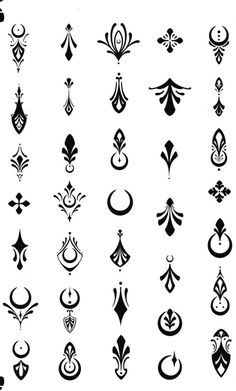 an image of different designs on white background