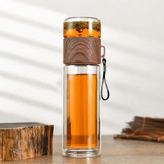 44625775001857 Tea Infuser Bottle, Glass Flask, Tea Tumbler, Drinkware Sets, Double Wall Glass, Glass Tea Cups, Glass Water Bottle, Tea Rituals, Tea Infuser