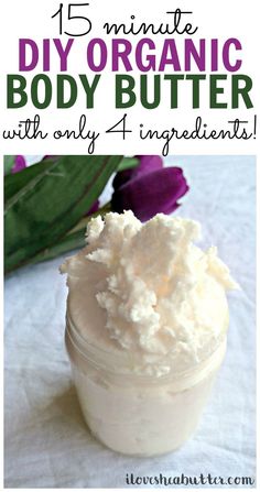 Natural Beauty Hacks, Savon Diy, Organic Body Butter, Homemade Lotion, For Healthy Skin, Home Remedies For Hair