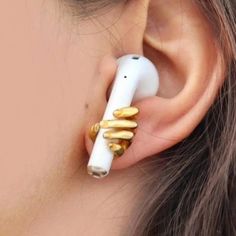 Welcome anızla çevirin 925 sterling silver and 14 carat gold plated, Airpods headphone holder earring. women, men gift Thank you aycacoskun.etsy.com Headphone Holder, Dope Jewelry, Jewelry Lookbook, Ear Jewelry, Ear Studs, Cute Jewelry, 3d Print, Jewelry Earrings Studs, Body Jewelry