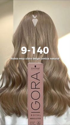 Bone Hair Color, Igora Hair Color, Beige Hair Color, Golden Hair Color, Beige Hair, Nose Contouring, Beautiful Hair Color, Honey Hair