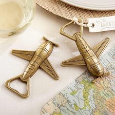 Click here to find out the DELIVERY DATE! 32044NATOOL 18188NA-BB  1 Airplane Hanger Party, Aviation Themed Party, Airplane Bottle Opener, Must Have Travel Items, Pilot Wedding, Hangar Wedding, Airplane Hanger, Travel Theme Bridal Shower, Metal Airplane