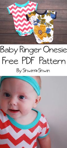 the baby ringer onesie is free sewing pattern