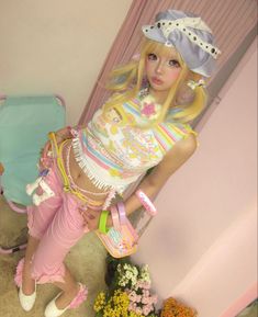 Cute Pastel Outfits, Decora Harajuku, Rave Babe, Trendy Fits, Pastel Outfit, Asian Street Style