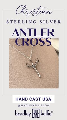 Antler Cross Christian Pendant Sterling Silver Jewelry Cowboy Church Gift for Hunter Cowboy Christian Gift Cross Necklace Men Gift Sterling - Etsy Philippines Cross Necklace Men, Christian Crosses, Cross Hands, Church Gifts, Gifts For Hunters, Christian Cross