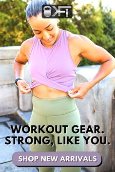 Athleisure for strong women. Workout sports bras, tops and leggings you can wear to the gym for your next strength building workout or out on the run while you take the kids to school. Stay motivated and take care of yourself. Complete your workout outfit with high quality casual activewear. Shop Now.│#KFTBrands #fitness #workoutclothes #athleticwear #athleisure #athleisurefashion #gymoutfit #workoutleggings Strong Women Workout, Best Yoga Leggings, High Quality Leggings, Casual Activewear, Workout Days