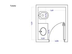 a drawing of a toilet and sink with the measurements for each section in front of it