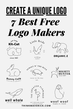 the logo design is designed to look like an animal, and it has different types of logos