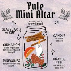 Pagan Yule Decorations, Yuletide Crafts, Yule Celebration, Witchcraft Altar, Solstice Celebration