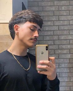 Small Mullet, Mullet Fade Haircut, Taper Fade Mullet, Boys Haircuts Long Hair, Hair Types Men, Cool Brown Hair, Taper Fade Curly Hair, Curly Hair Fade